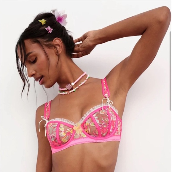 FOR LOVE AND LEMONS NWT ELECTRIC FIELD BRA - Picture 4 of 8